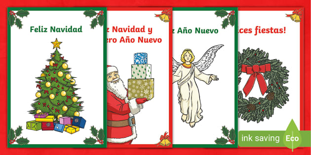 Spanish Christmas Cards | Spanish Greeting Card Phrases