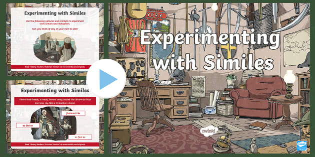 Experimenting with Similes PowerPoint (History Hackers: Victorian Venture)