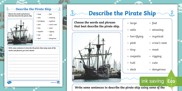 Setting Thesaurus Entry: Pirate Ship - WRITERS HELPING WRITERS®