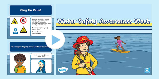 Water Safety Awareness Week PowerPoint (teacher made)