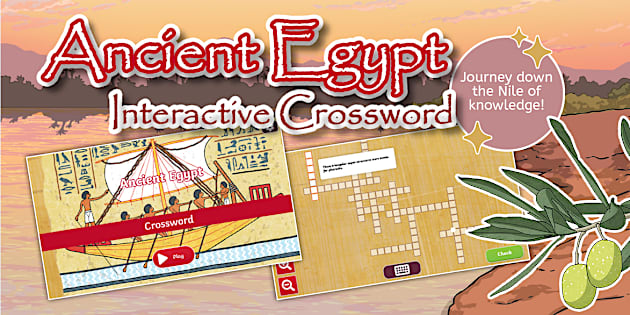 Intermediate Phase Ancient Egypt Interactive Crossword