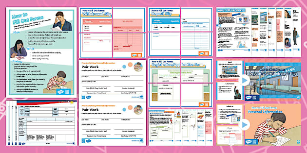 How to Fill Out Forms: Resource Pack | Grade 5 | Twinkl