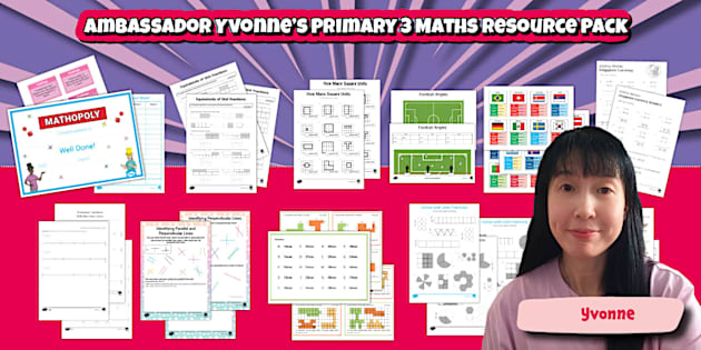 Primary 3 Maths Resource Pack ~ SG Ambassador Yvonne @hookedonmath