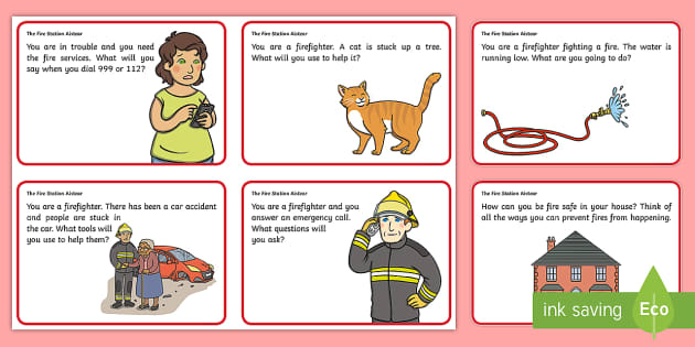 The Fire Station Aistear Scenario Posters (teacher Made)