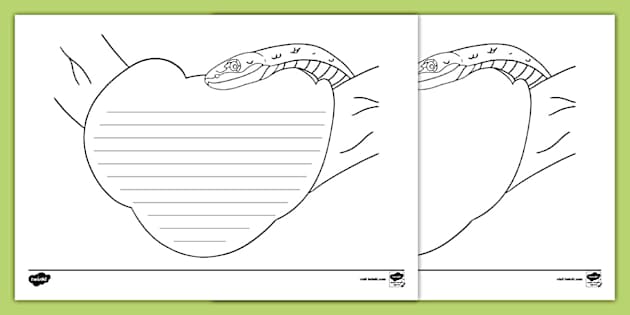 Snake Writing Template (teacher made) - Twinkl