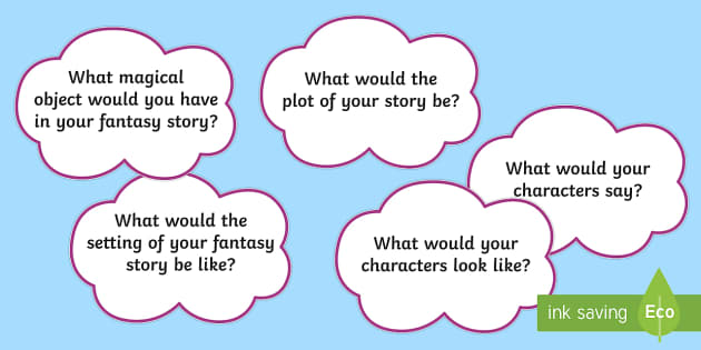 fantasy-story-writing-questions-display-posters-twinkl