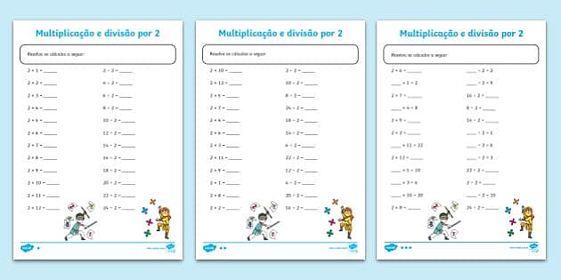 QUIZ DE MATEMÁTICA - 2º ANO - 3º ANO (EF) - MULTIPLICAÇÃO