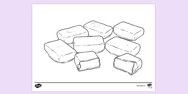 Pineapple Lumps Colouring Sheet | Colouring Sheets - Twinkl
