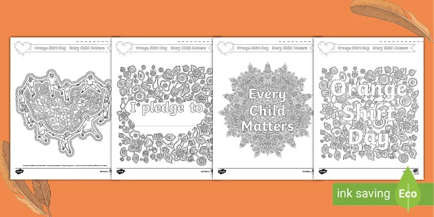 Orange Shirt Day Every Child Matters Writing Templates