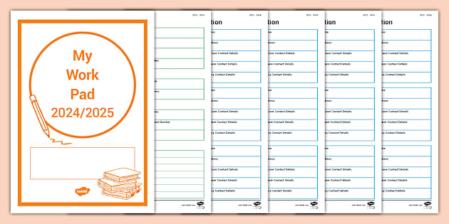 Teacher Work Pad (teacher made) - Twinkl