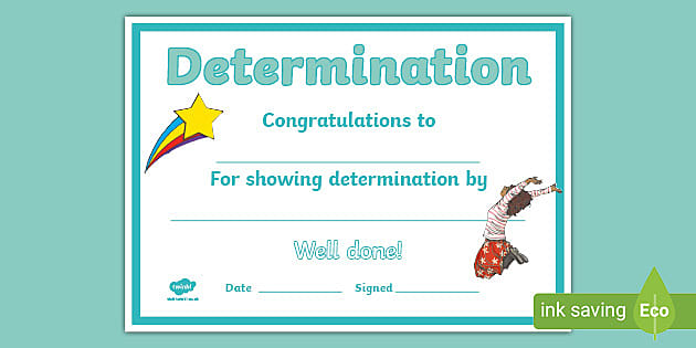 determination-certificate-ks2-teacher-made-twinkl