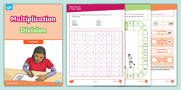 year 3 multiplication and division workbook teacher made