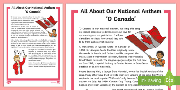 What Does Canada National Anthem Mean