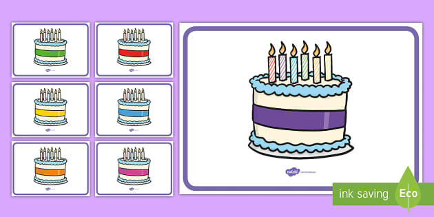 Free Editable Birthday Cakes 6 Candles
