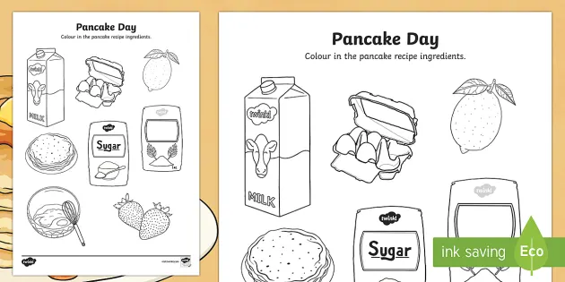 shrove tuesday coloring pages