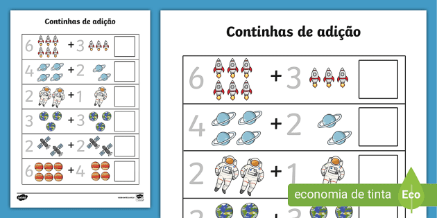 Adição para o 1º ano - Recursos de ensino