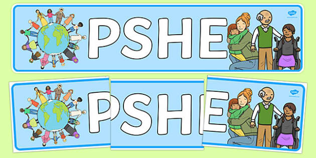 PSHE Display Banner - pshe, display banner, display, banner