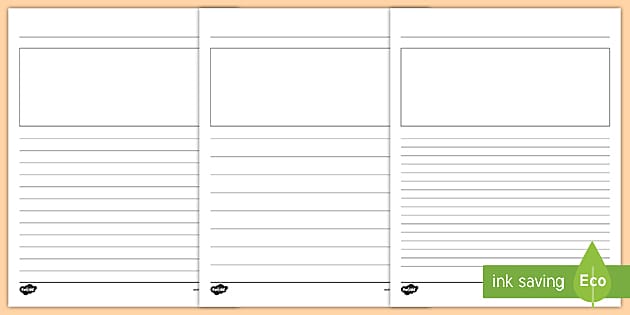 Blank Comic Book Notebook - School Datebooks