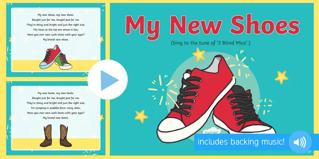 My New Shoes Song PowerPoint (teacher made) - Twinkl
