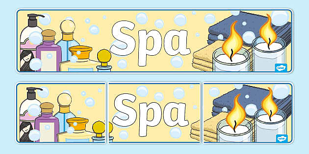 The Spa Role Play Banner Lenseignant A Fait Twinkl