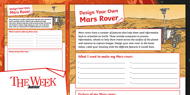 lesson plans mars rover