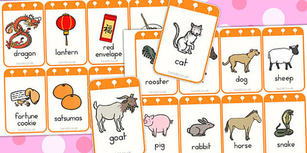 Chinese New Year Flashcards | Australian Primary Resource