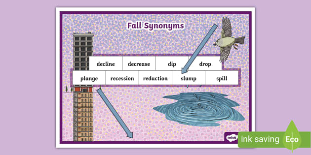 Fall Synonyms Word Mat (teacher made) - Twinkl