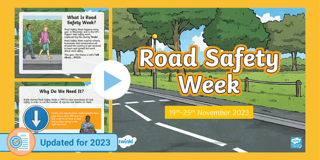 Staying Safe Around Traffic PowerPoint (Teacher-Made)