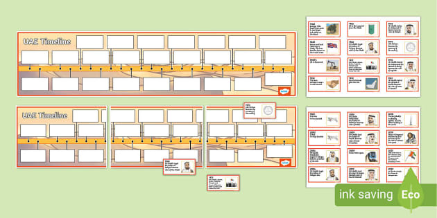 UAE Timeline Worksheet / Worksheets (teacher made) - Twinkl