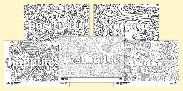 Mindfulness Colouring | Mental Health | Primary Resources