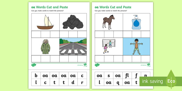 Oa Cut And Stick Worksheet Profesor Hizo Twinkl