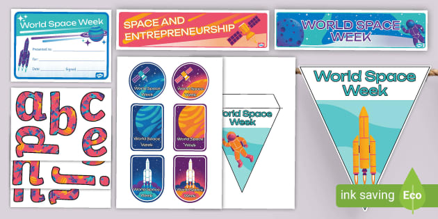World Space Week Display Pack professor Feito Twinkl space-week-activities-teachersmag