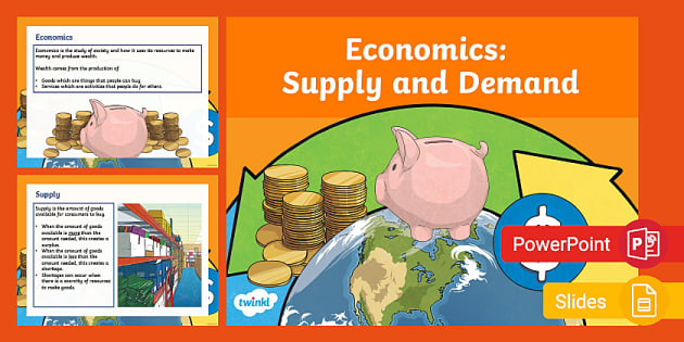 Economics: Supply and Demand PowerPoint & Google Slides for 6th-8th Grade