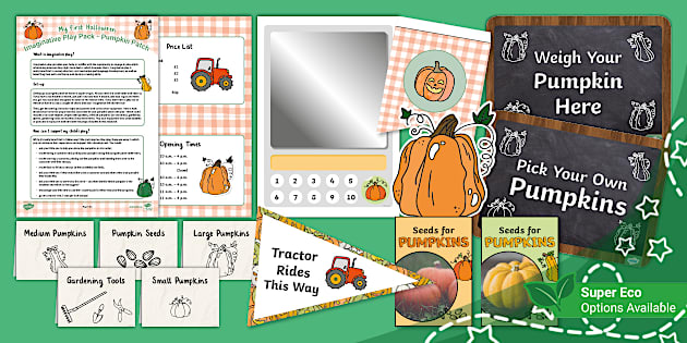 Pumpkin Patch Imaginative Play Pack (teacher made) - Twinkl