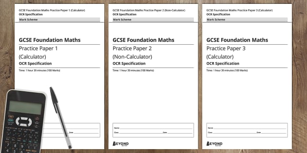 Ocr past store papers maths