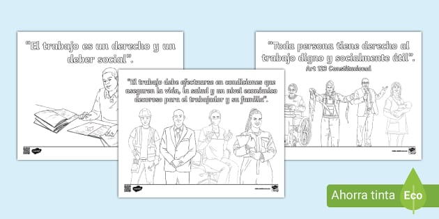 dia del trabajo para colorear