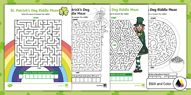 st paddys day interactive game