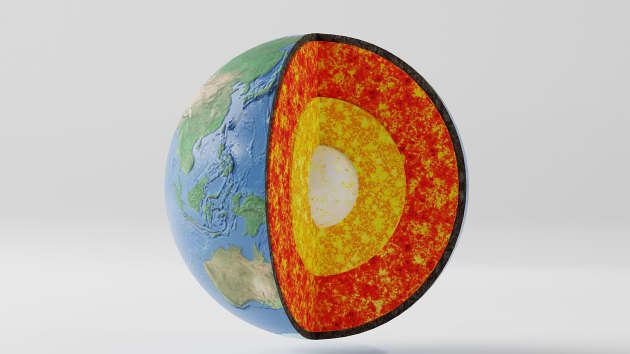 layers of the earth 3d