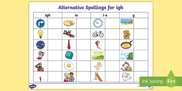 alternative-spellings-igh-ie-i-e-y-table-worksheet-twinkl
