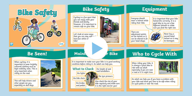 KS2 Bike Safety PowerPoint (teacher made) - Twinkl