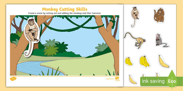 monkey pictures for kids activity