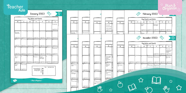 Colourful Weekly Planner  Twinkl Busy Bees (Teacher-Made)