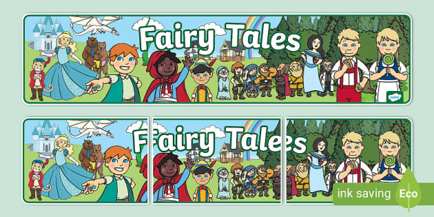 Fairy Tales Display Banner - Twinkl