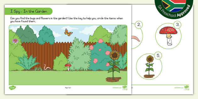 I Spy: In the Garden (Hecho por educadores) - Twinkl