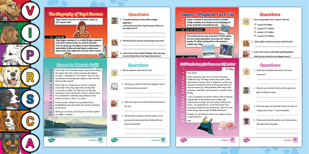 Text Japan | 60-Second Read Activity Pack | Twinkl | UKS2