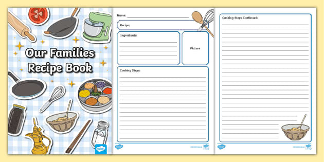 Our Families Culture Recipe Book (teacher made) - Twinkl