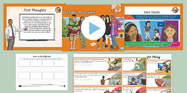 PSHE And Citizenship LKS2 Safety First Lesson 3: Under Pressure Lesson Pack