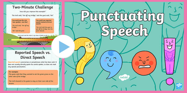 direct-speech-punctuation-speech-punctuation-ppt