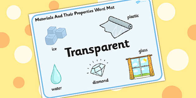 materials and their properties pdf