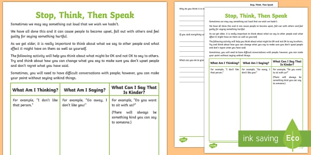 stop-think-then-speak-worksheet-teacher-made-twinkl